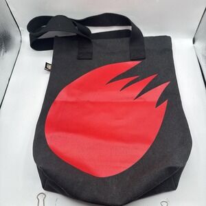 Plushie Dreadfuls Night Terrors Tote Bag Black Red Reusable Shoulder